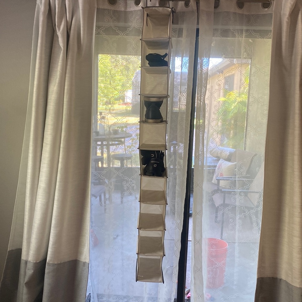 Used 10-Tier Hanging Shoe Holder